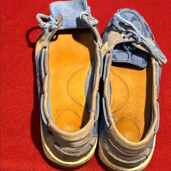Coach Navy and Beige Casual Loafers size 9 1/2 10 , I can’t tell? - Picture 9 of 16
